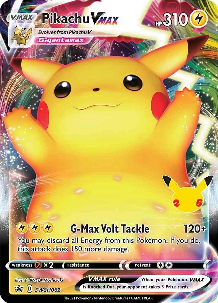 Pikachu Vmax Swsh062