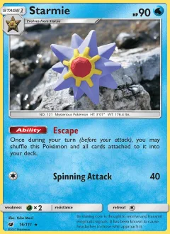 Starmie Reverse Holo