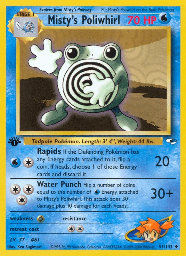 Misty's Poliwhirl #53