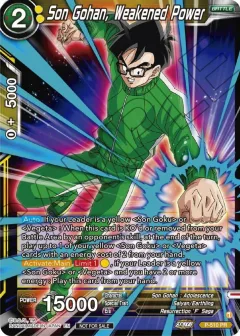 Son Gohan, Weakened Power [Zenkai Series Tournament Pack Vol.4]