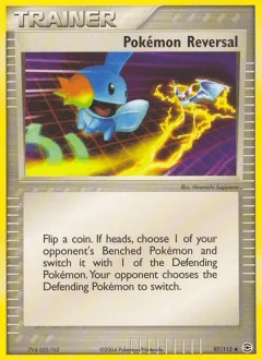 Pokemon Reversal Reverse Holo