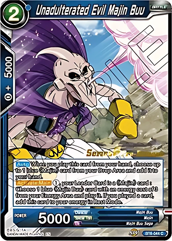 Unadulterated Evil Majin Buu [Pre-Release] #BT6-044_PR