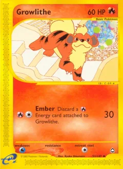 Growlithe Reverse Holo