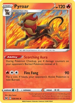 Pyroar Reverse Holo