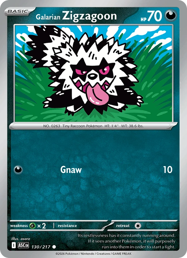 Galarian Zigzagoon #130