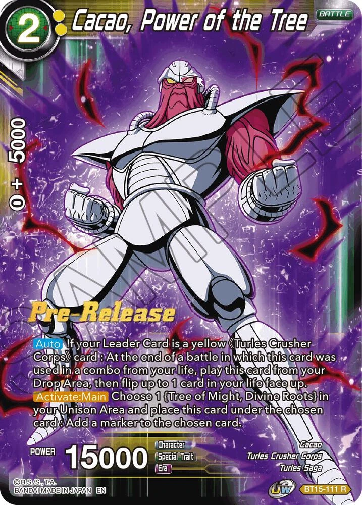Cacao, Power of the Tree [Pre-Release] #BT15-111
