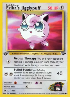 Erika's Jigglypuff 1st Edition