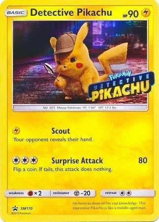 Detective Pikachu Stamped Sm170