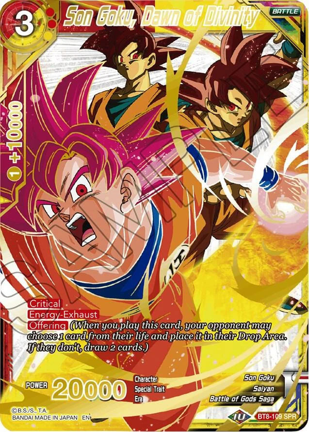 Son Goku, Dawn of Divinity [SPR] #BT8-109