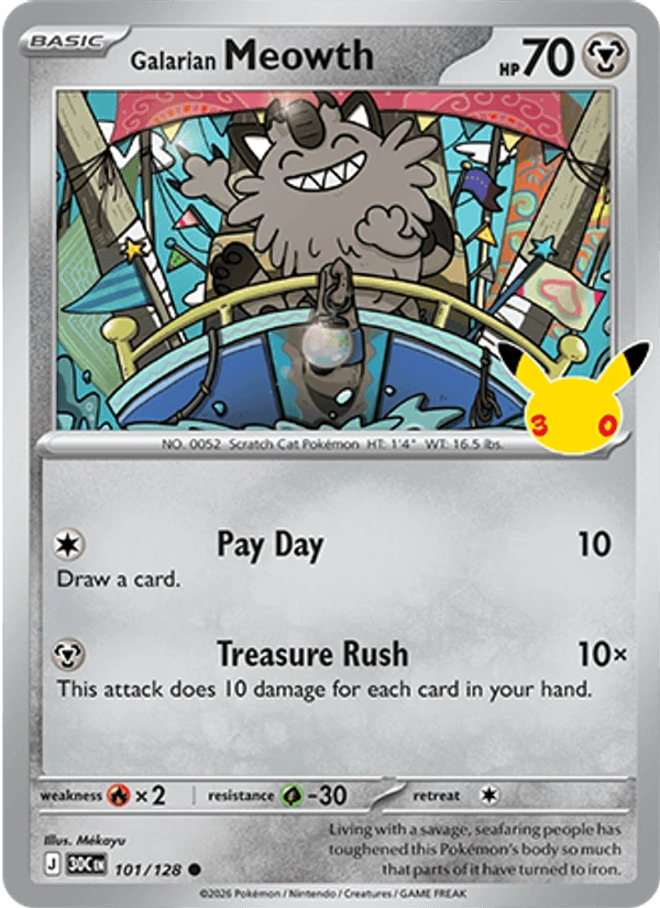 Galarian Meowth #101