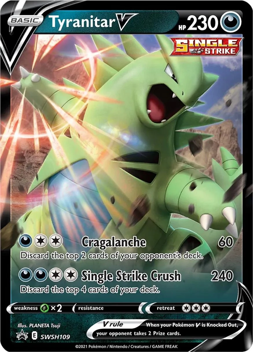 Tyranitar V #SWSH109