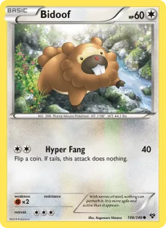 Bidoof Reverse Holo