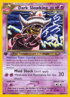 Dark Slowking 1st Edition