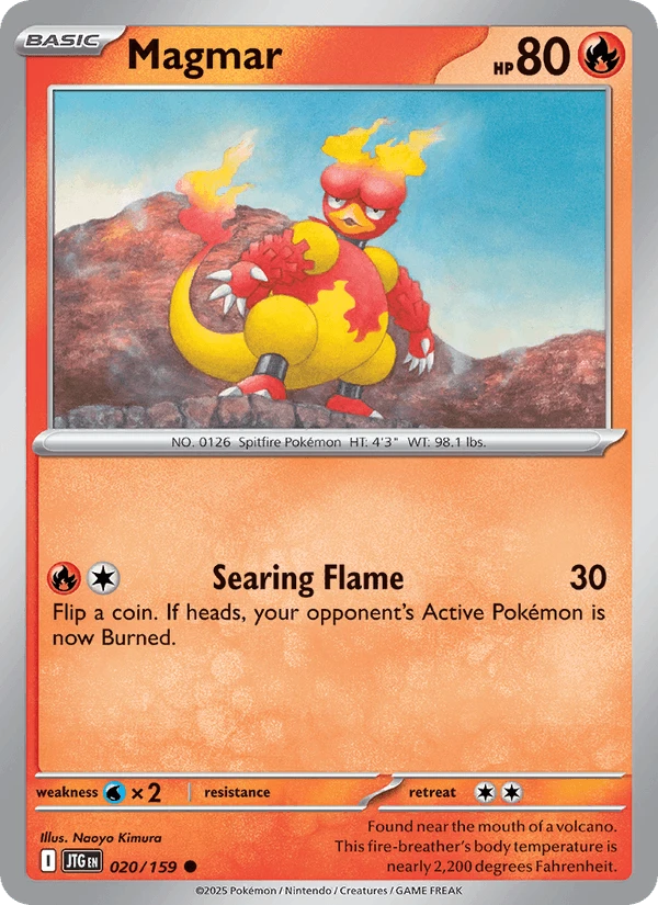 Magmar Reverse Holo #20