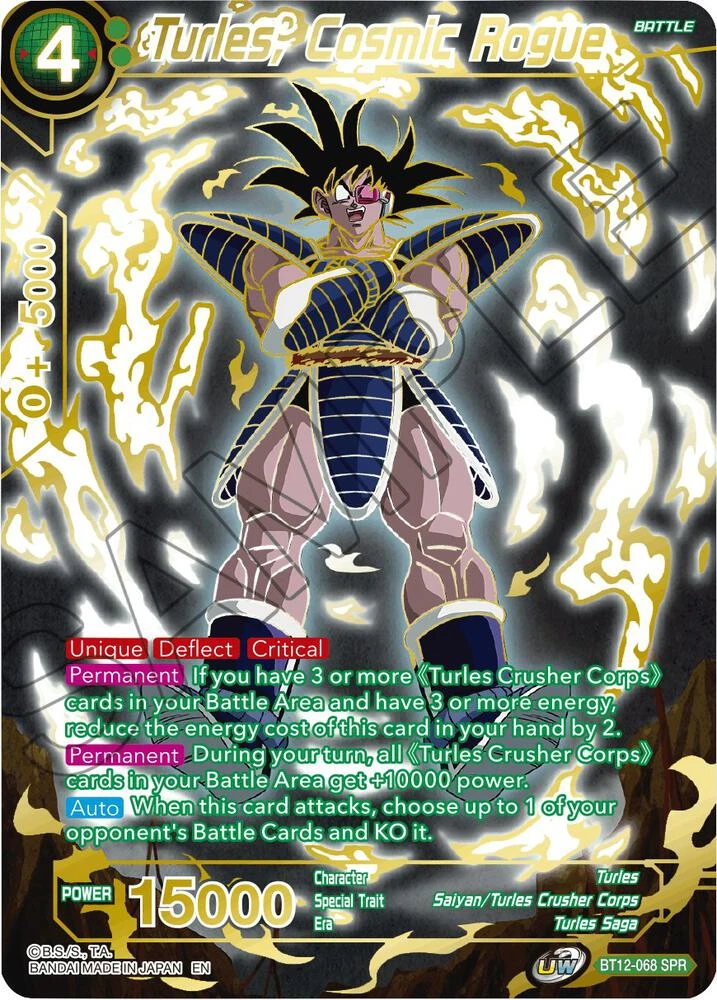 Turles, Cosmic Rogue [SPR] #BT12-068