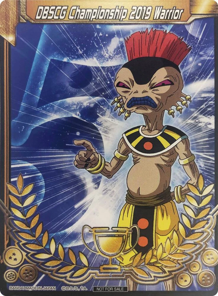 DBSCG Championship 2019 Warrior (Merit Card) - Universe 5 "Arak" [Tournament Promo] #5