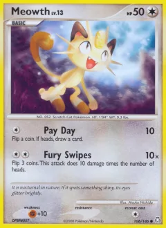 Meowth Reverse Holo