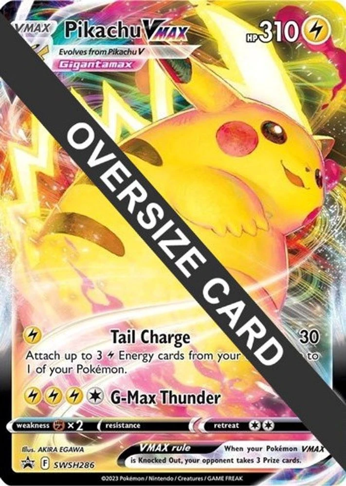 Pikachu VMax Jumbo #SWSH286