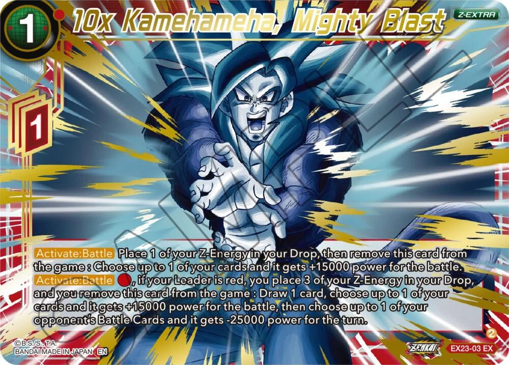 10x Kamehameha, Mighty Blast #EX23-03