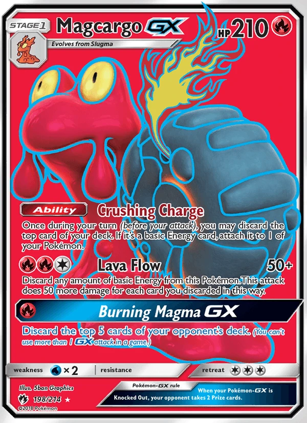 Magcargo Gx #198