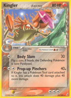 Kingler Reverse Holo