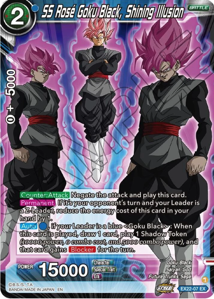 SS Rose Goku Black, Shining Illusion #EX22-07