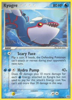 Kyogre Reverse Holo