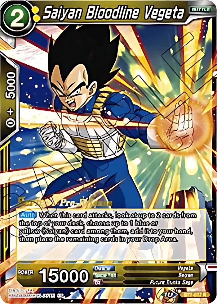 Saiyan Bloodline Vegeta [Pre-Release] #BT7-077_PR