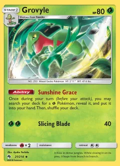 Grovyle Reverse Holo