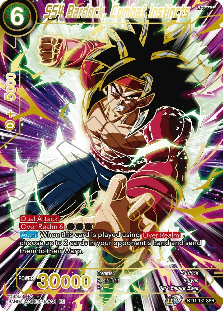 SS4 Bardock, Combat Instincts [SPR] #BT11-131
