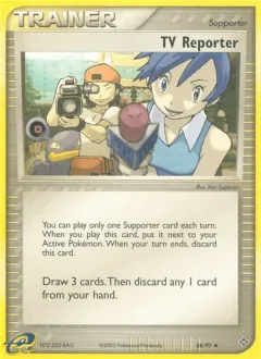 TV Reporter Reverse Holo