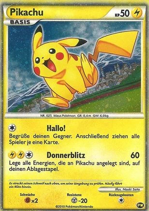 Pikachu German