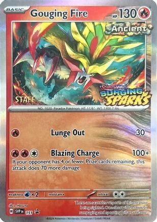 Gouging Fire Staff #151