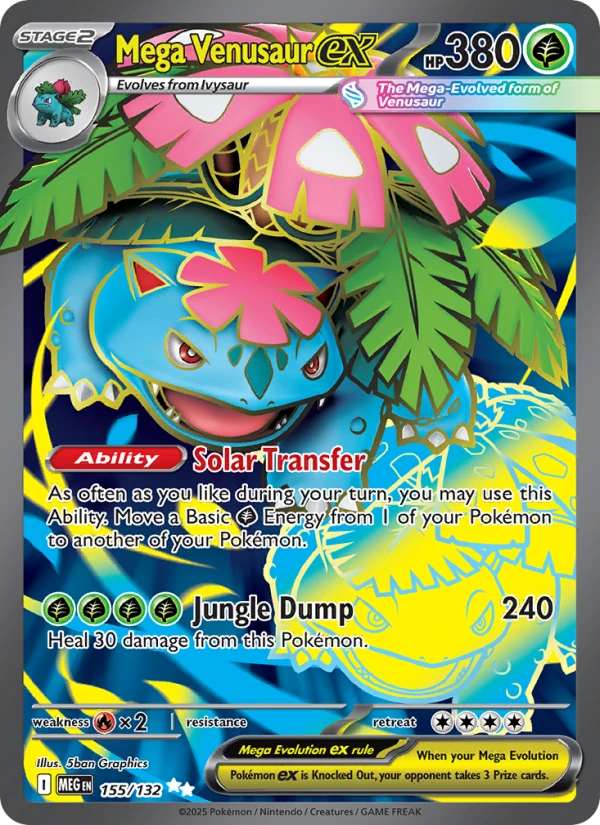 Mega Venusaur Ex #155