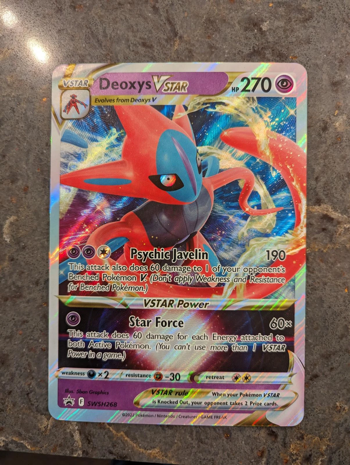 Deoxys VSTAR Jumbo #SWSH268