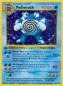 Poliwrath 1st Edition