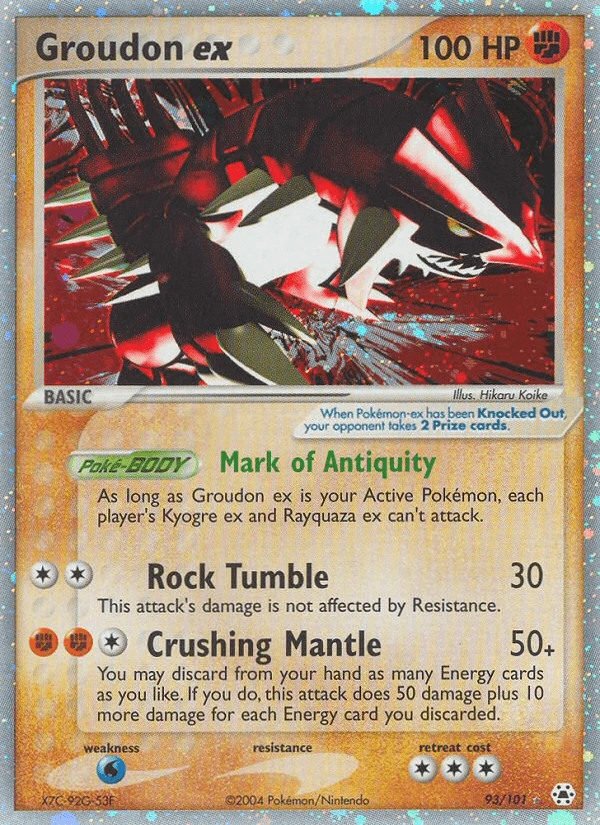 Groudon Ex #93
