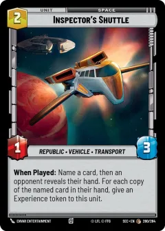 Inspector's Shuttle
