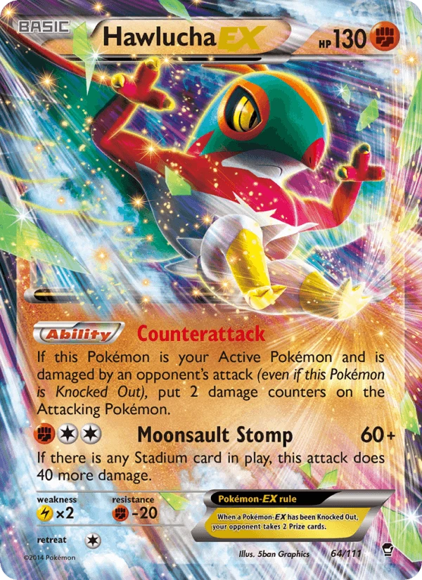 Hawlucha Ex #64