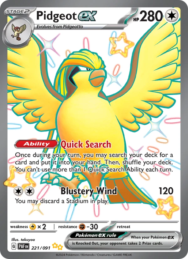 Pidgeot Ex #221