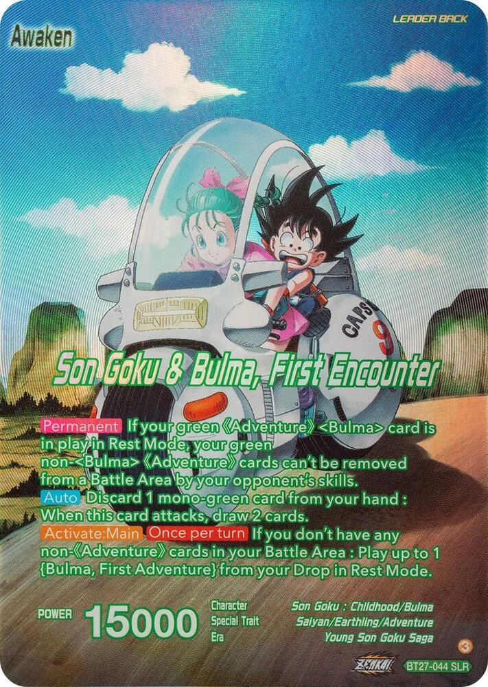 Son Goku // Son Goku & Bulma, First Encounter [SLR] #BT27-044