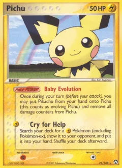 Pichu Reverse Holo