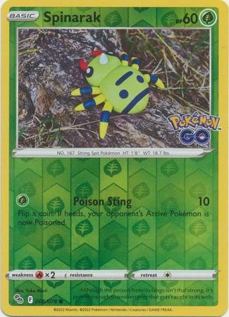 Spinarak Reverse Holo #6