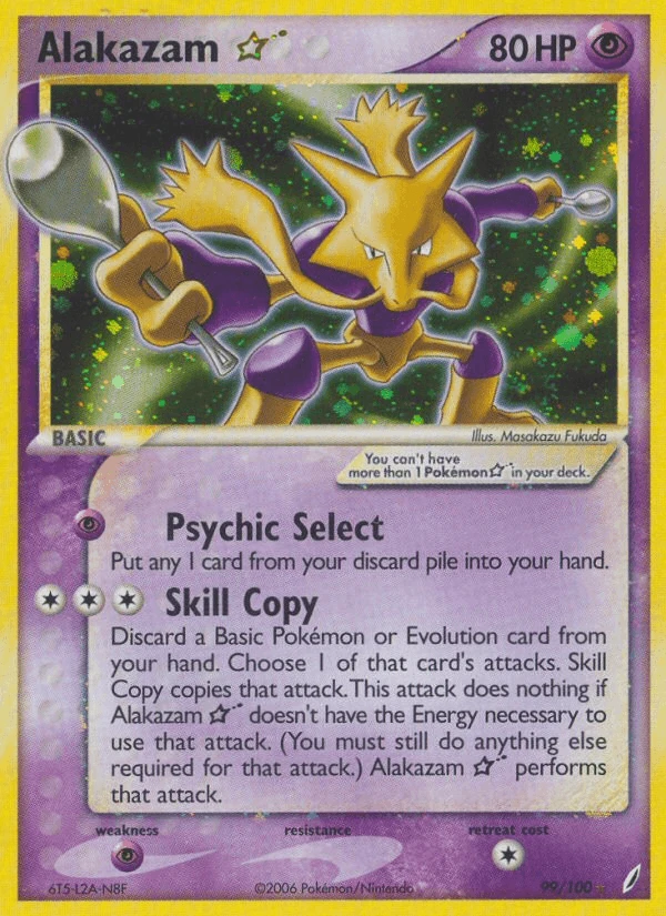 Alakazam Gold Star #99