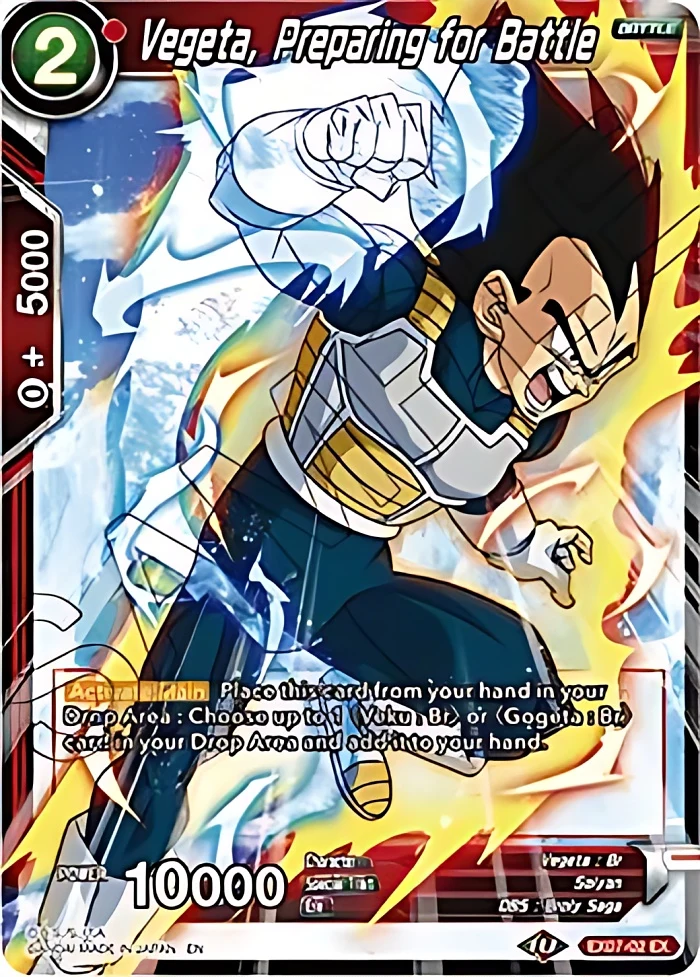 Vegeta, Preparing for Battle #EX07-02