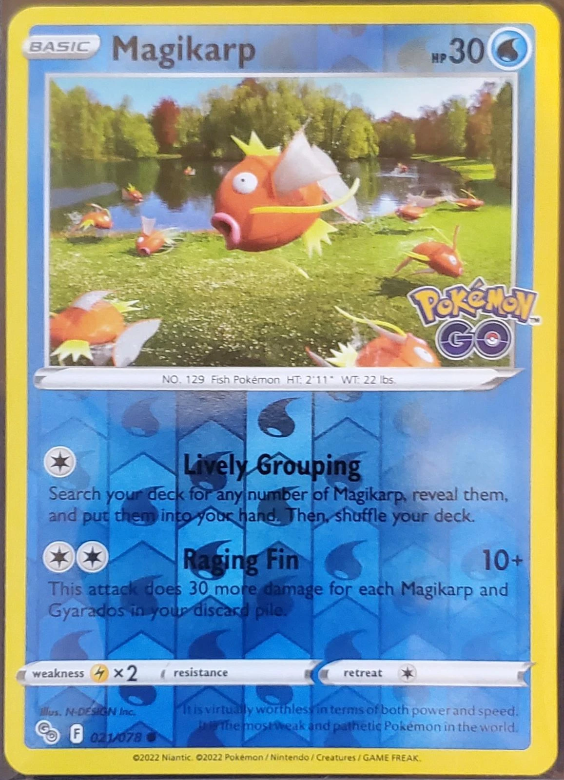 Magikarp Reverse Holo #21