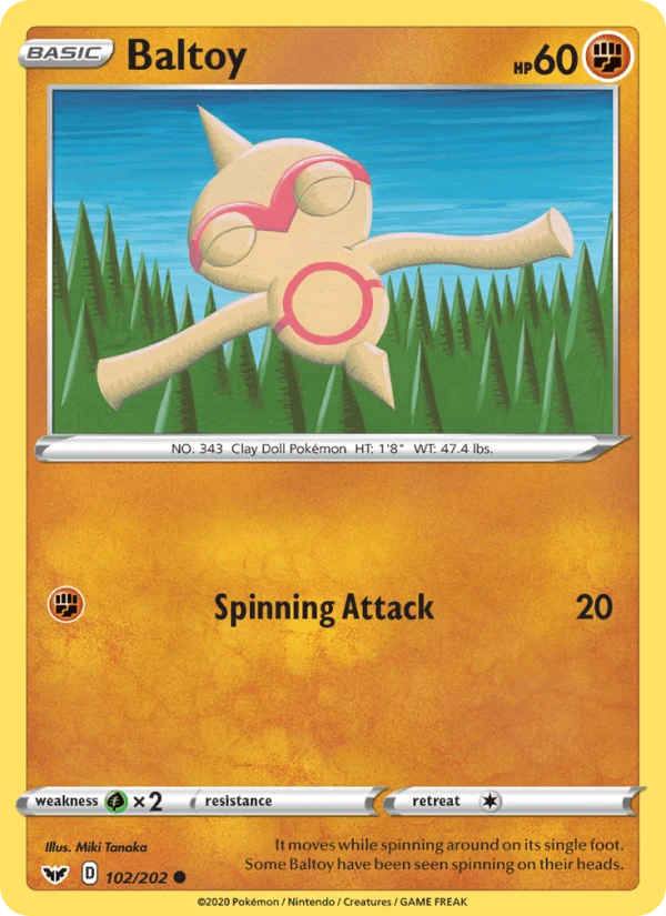 Baltoy Reverse Holo #102