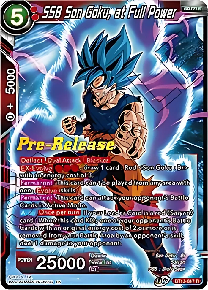 SSB Son Goku, at Full Power [Pre-Release] #BT13-017