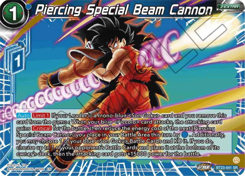 Piercing Special Beam Cannon #BT23-041