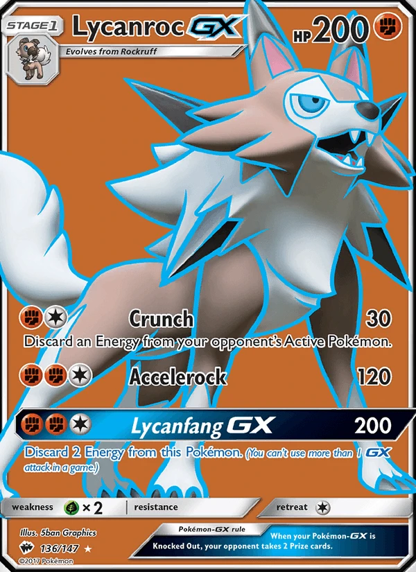 Lycanroc Gx #136